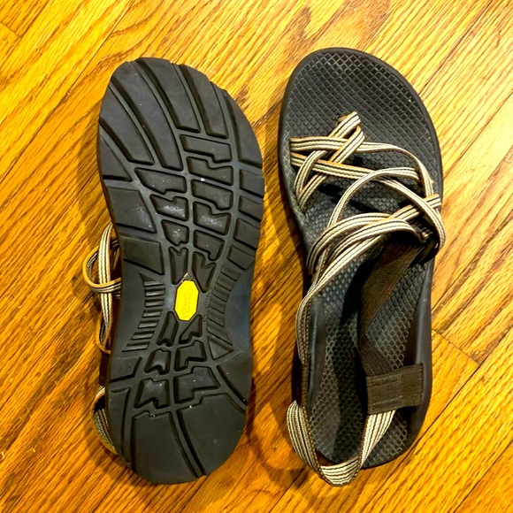 Chaco sandals, double strap with toe loop, browns / orange, great condition. - Picture 1 of 1